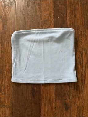 Arizona Jean Company Pale Blue Strapless Tube Top